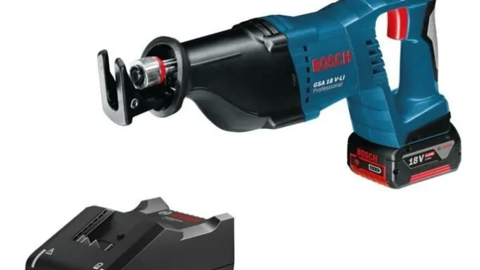 Bosch GSA 18V-Li Tek Akülü 4 Ah Tilki Kuyruğu