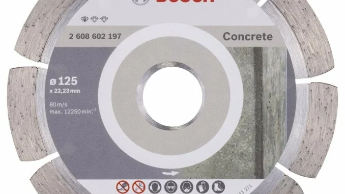 Bosch - Standard Seri Beton İçin Elmas Kesme Diski 125 mm