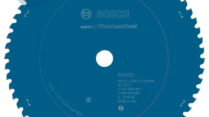 Bosch - Expert Serisi Paslanmaz Çelik için Daire Testere Bıçağı 305*25,4 mm 60 Diş