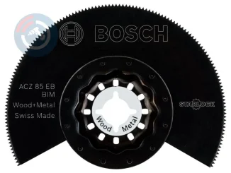 Bosch - Starlock - ACZ 85 EB - BIM Ahşap ve Metal İçin Segman Testere Bıçağı, Bombeli 1'li