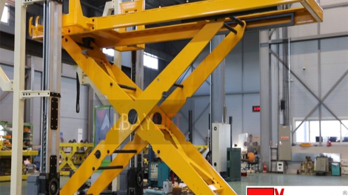 Makaslı Yük Asansörü